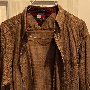 'VINTAGE' Tommy Hilfiger Men's Button Down Shirt Sz XL